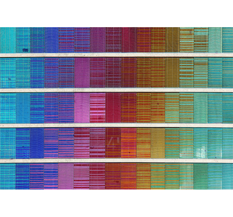 Fototapet abstrakt farvespektrum arrangement - TenStickers