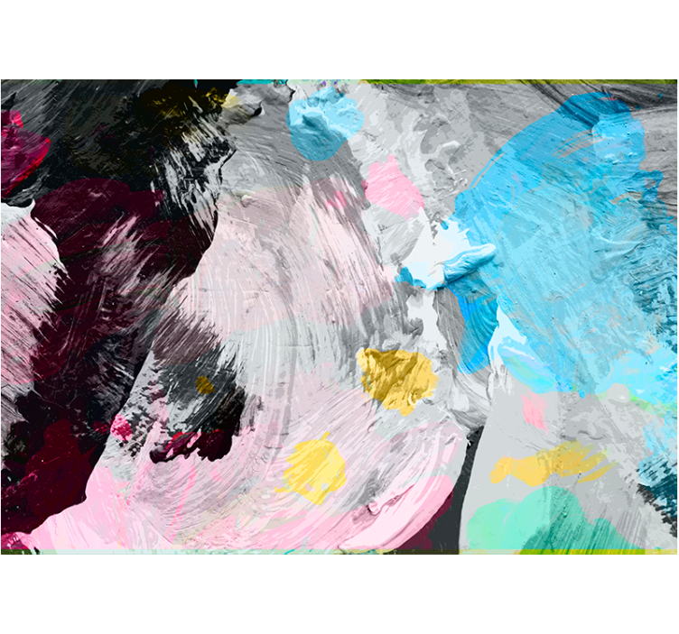 Fototapet abstrakt dynamiske malerstræk - TenStickers