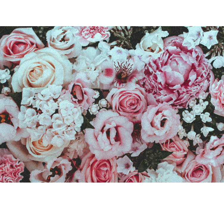 Fototapet blomster blomsterarrangement glæde - TenStickers