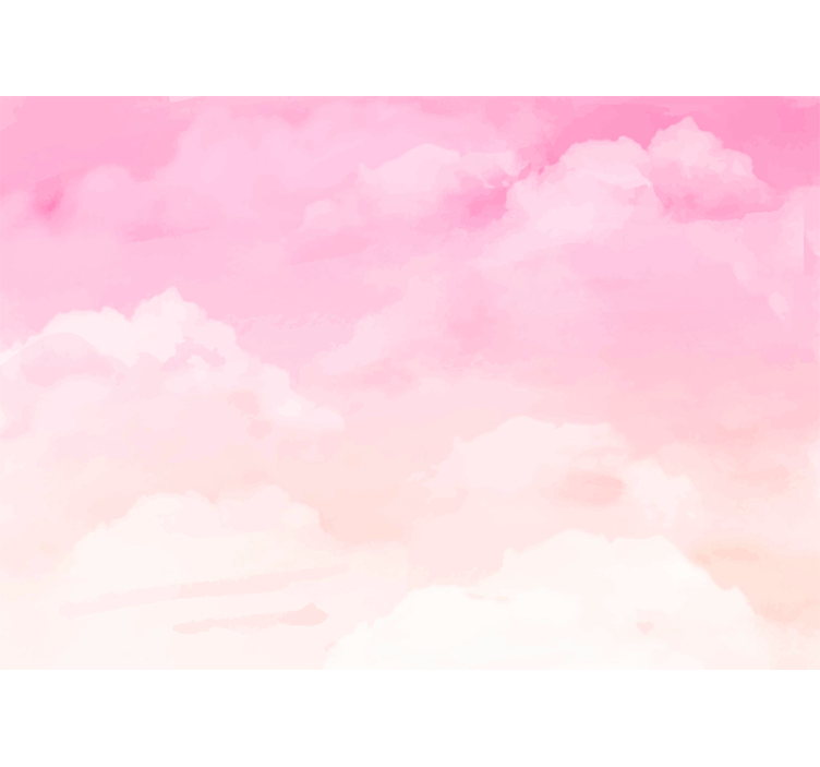 Pink pastel himmel baggrund teenage fototapeter - TenStickers