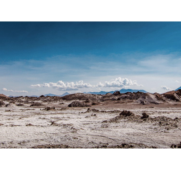 Fototapet bjerg skråninger og toppe - TenStickers