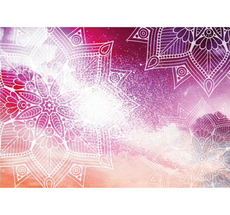 Fototapet mandala med detaljerede motiver - TenStickers