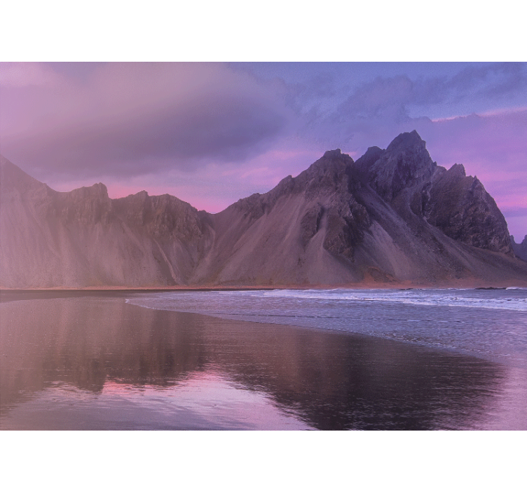 Landskab fototapet majestætisk bjergudsigt - TenStickers