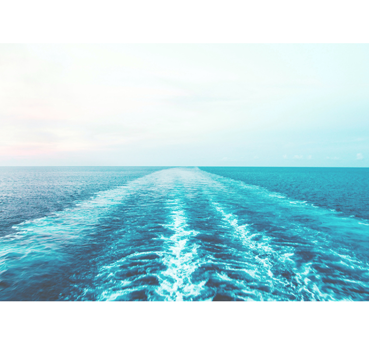 Smukke klare havvand ægteskab fototapeter - TenStickers