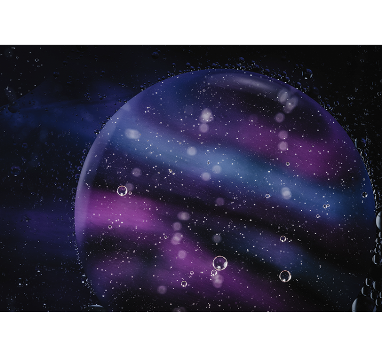 Fototapet abstrakt kosmisk bobleeffekt - TenStickers