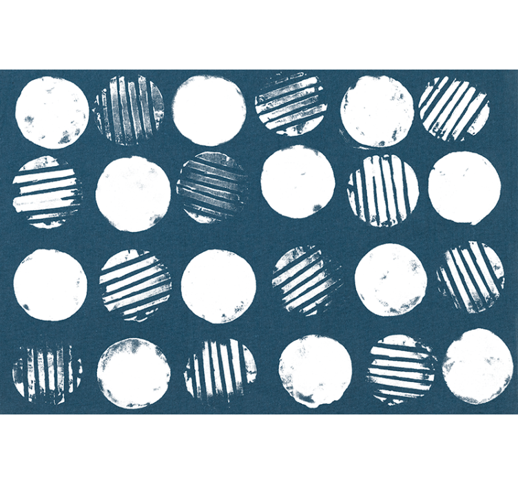 Mønster fototapet cirkulært mønster tekstur - TenStickers