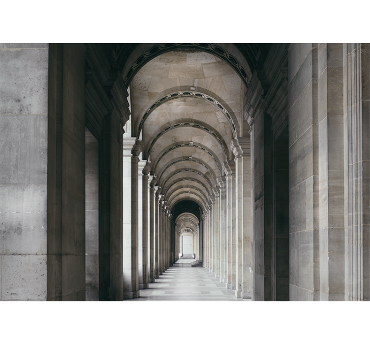 Fototapet af byer med arkitektoniske buer - TenStickers