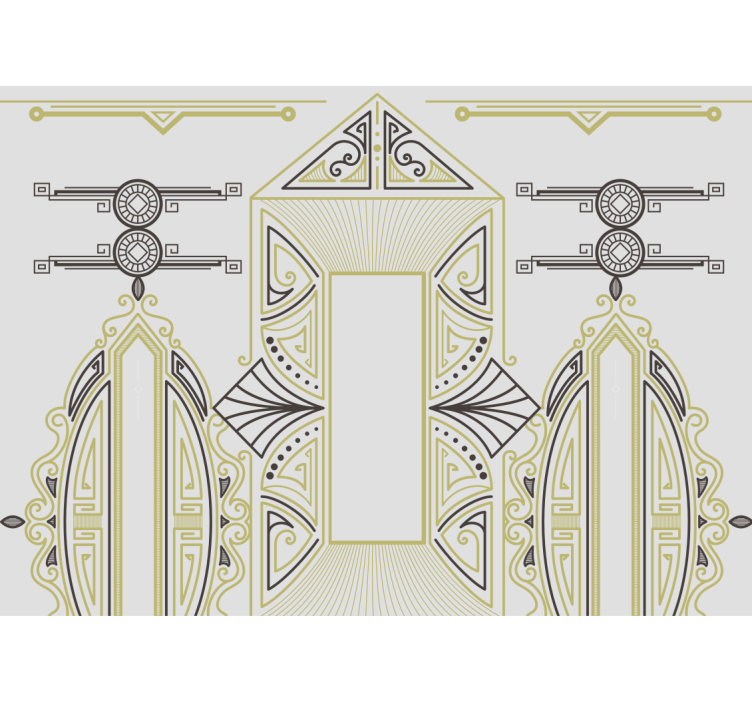 Fototapet kunst geometrisk elegance - TenStickers