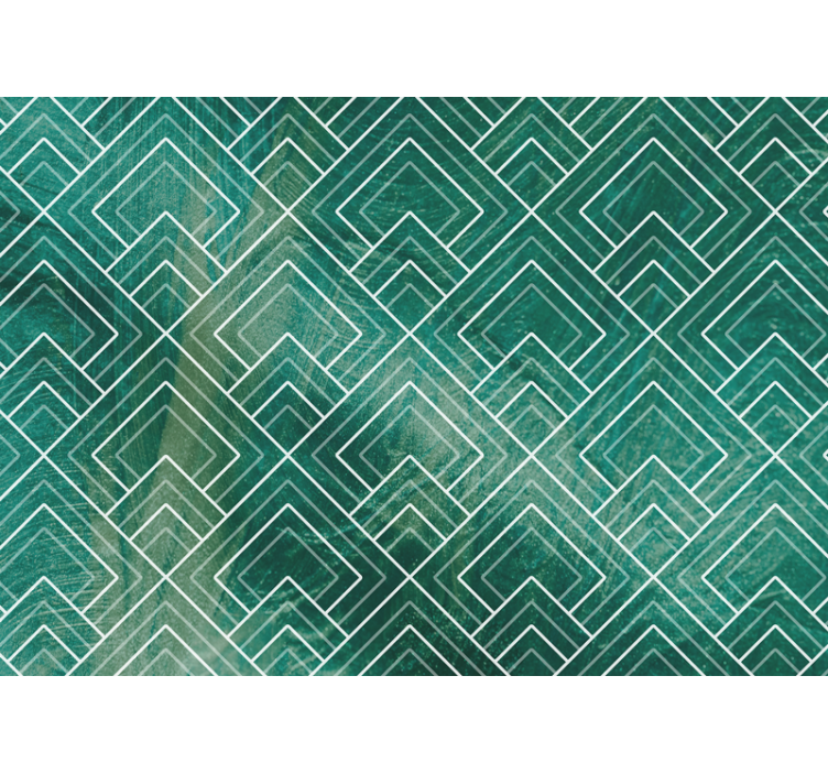 Mønster fototapet geometrisk layout idé - TenStickers