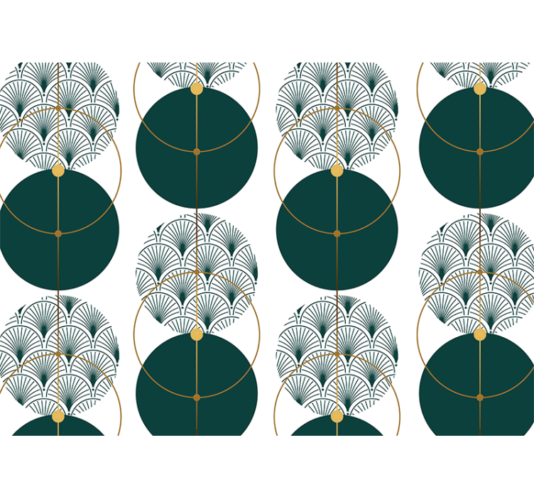 Abstrakte fototapeter i glamourstil geokunst - TenStickers