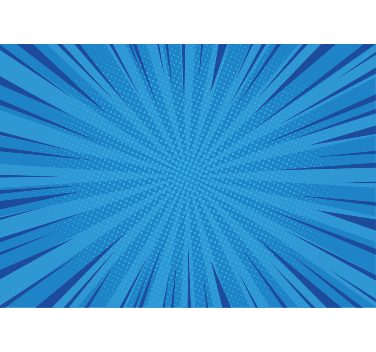 Graffiti fototapet dynamisk blå eksplosion - TenStickers