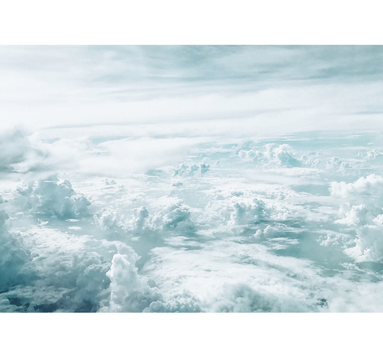 Skyer og isafslappende fototapeter - TenStickers