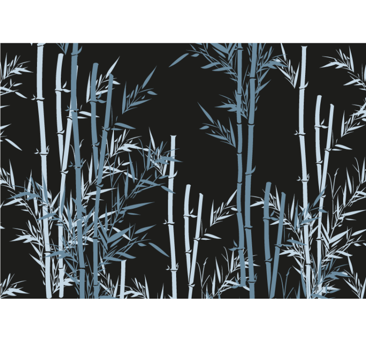 Bambus fototapet skovdesign - TenStickers