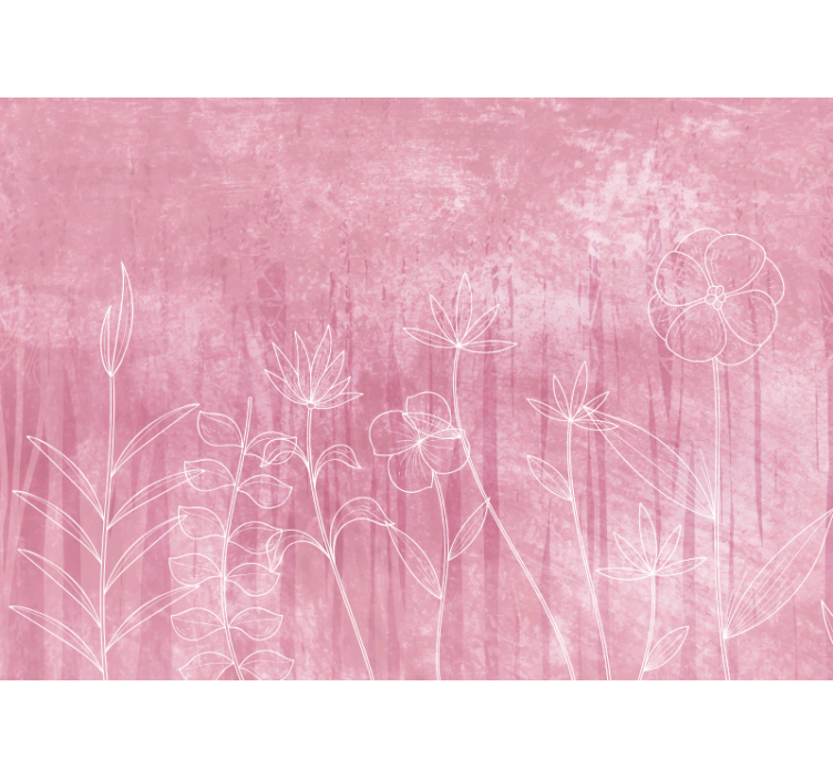 Fototapet blomster delikat blomstermotiv - TenStickers