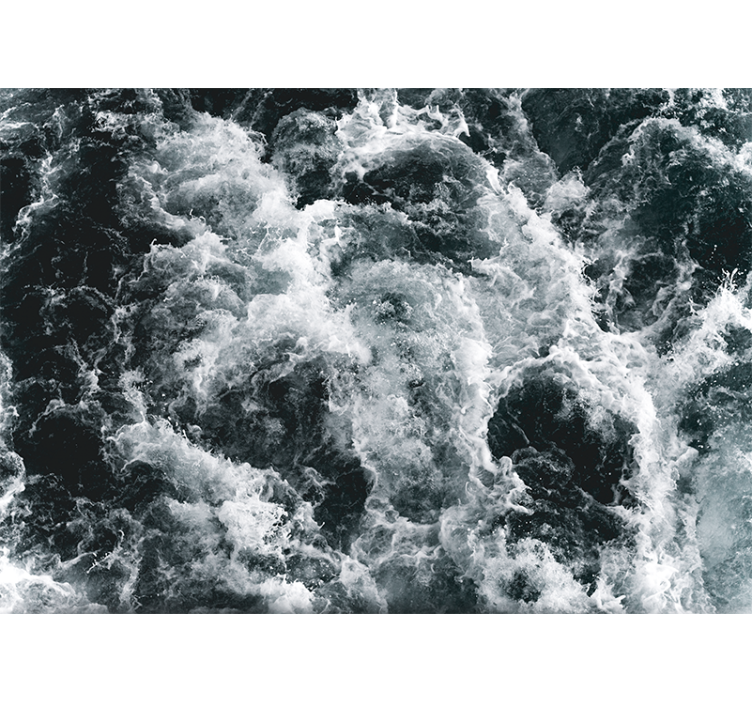 Fototapet hav bølgende havvande - TenStickers