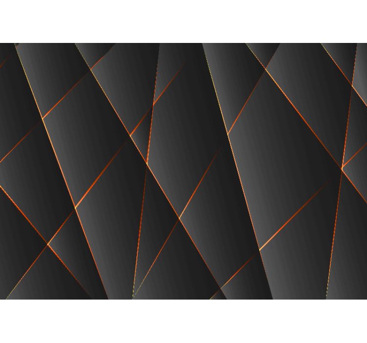 Mønster fototapet geometriske linjemønstre - TenStickers