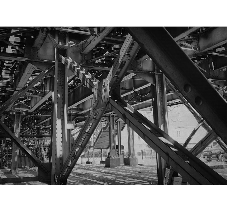 Fototapet af byer urban struktur design - TenStickers