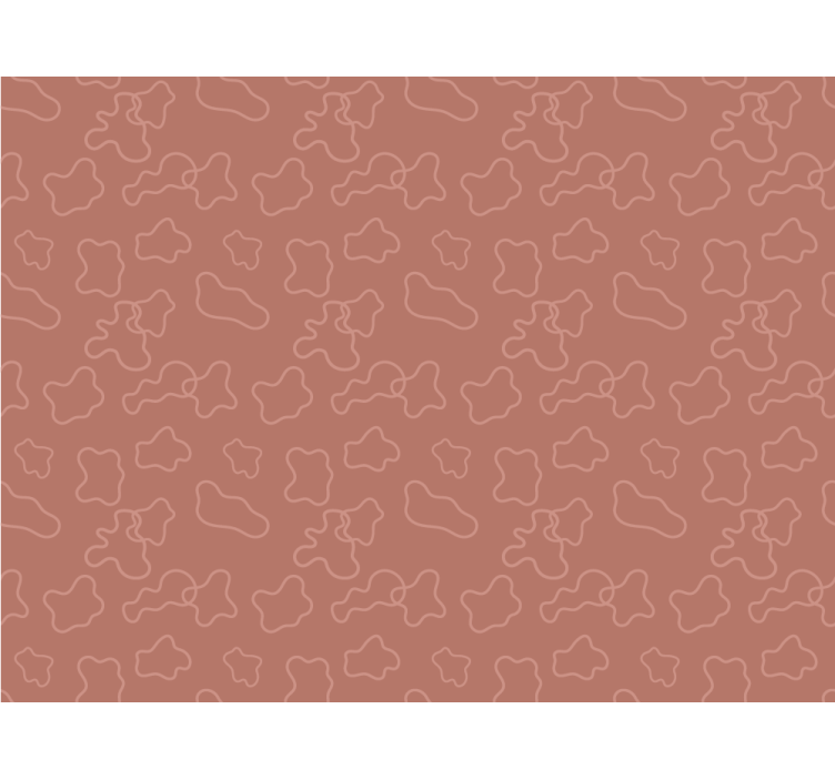 Mønster fototapet naturlig form arrangement - TenStickers