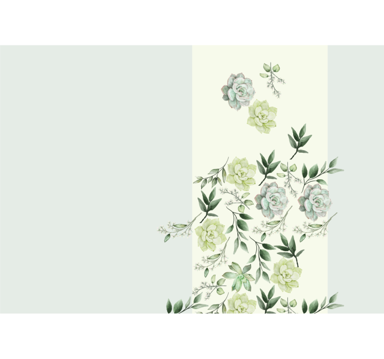Fototapet blomster saftig blomsterarrangement - TenStickers