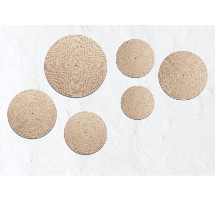 Fototapet marmor naturlige cirkelmønstre - TenStickers