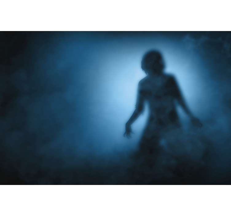 zombie silhouette fototapet - TenStickers