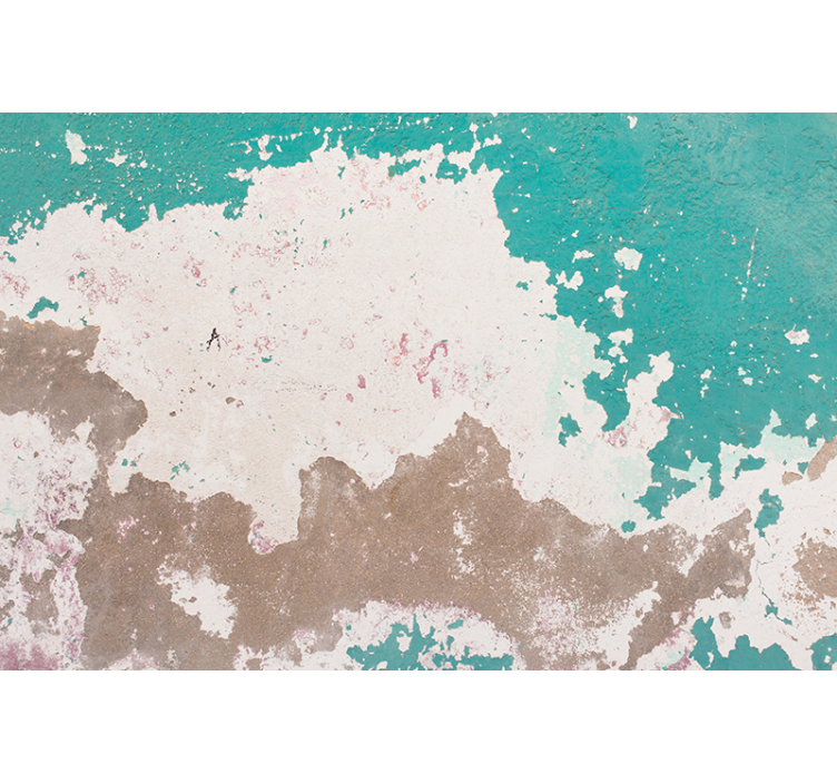 Grunge skrællet væg fototapet beton - TenStickers