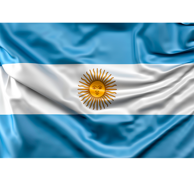 Argentinske flag Italien fototapet - TenStickers