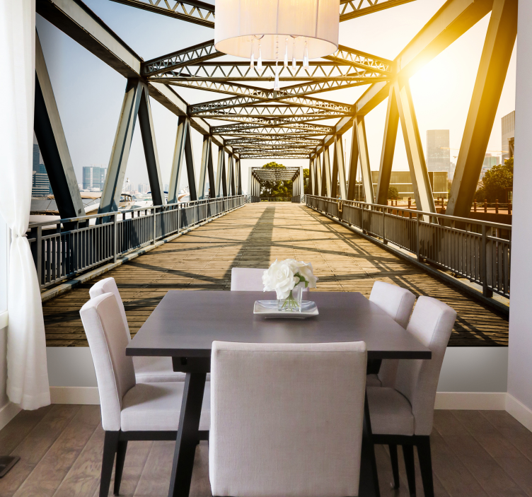 3d-effekt bro fototapet - TenStickers