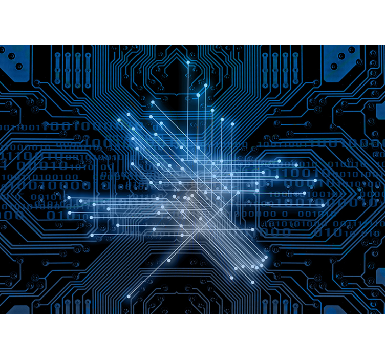 Soverum fototapet sammenkoblinger - TenStickers