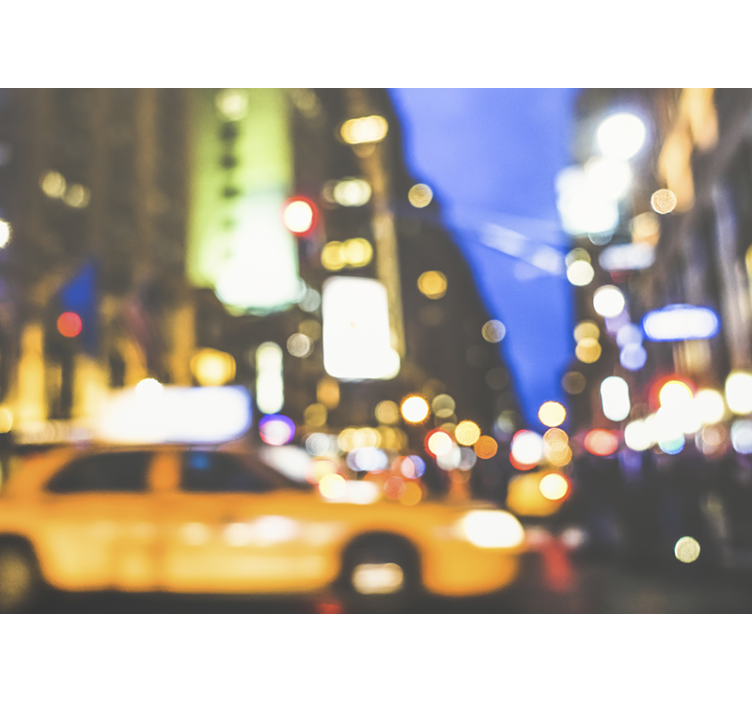 Travl bynat fototapet af byer - TenStickers