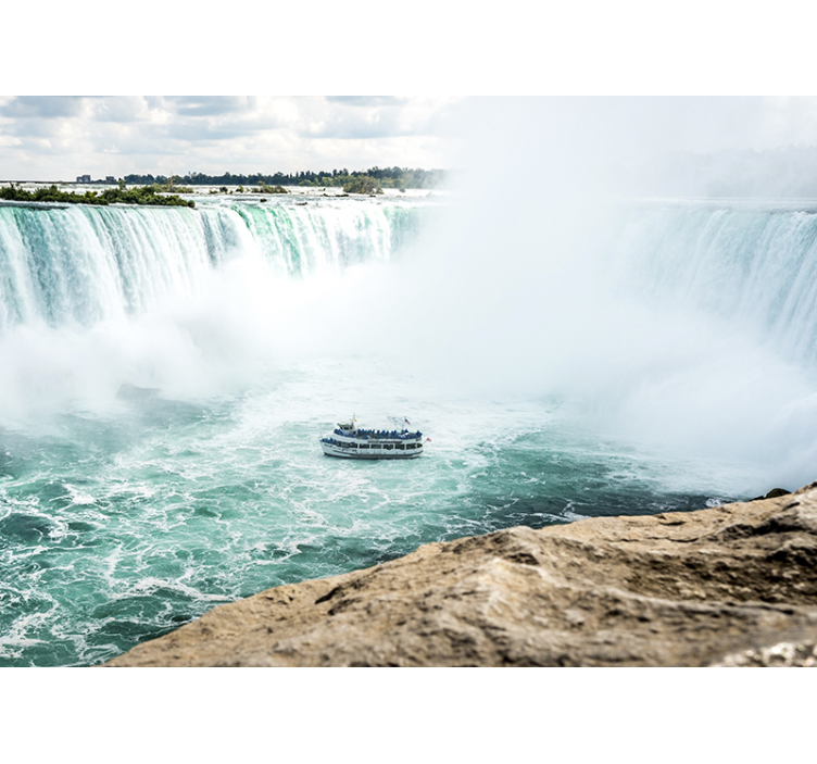 Niagara falls foto vandfald fototapet - TenStickers
