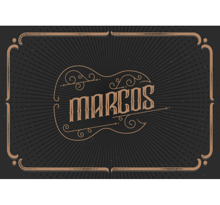 Personligt elegant design fototapet til teenageværelse - TenStickers