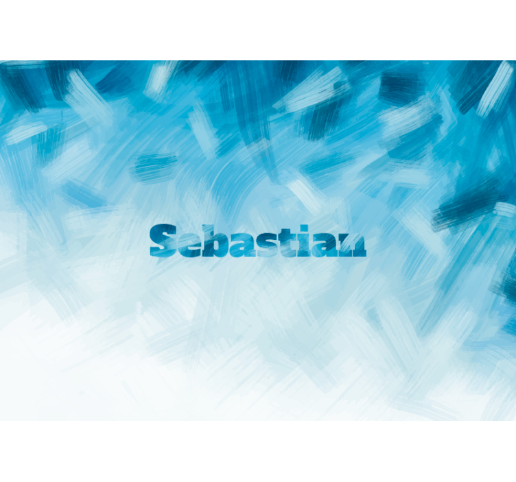 Personlig fototapet med navneskabelse - TenStickers