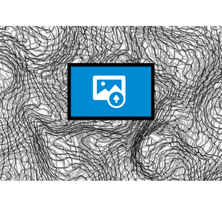 Dynamiske lys fototapet af byer - TenStickers