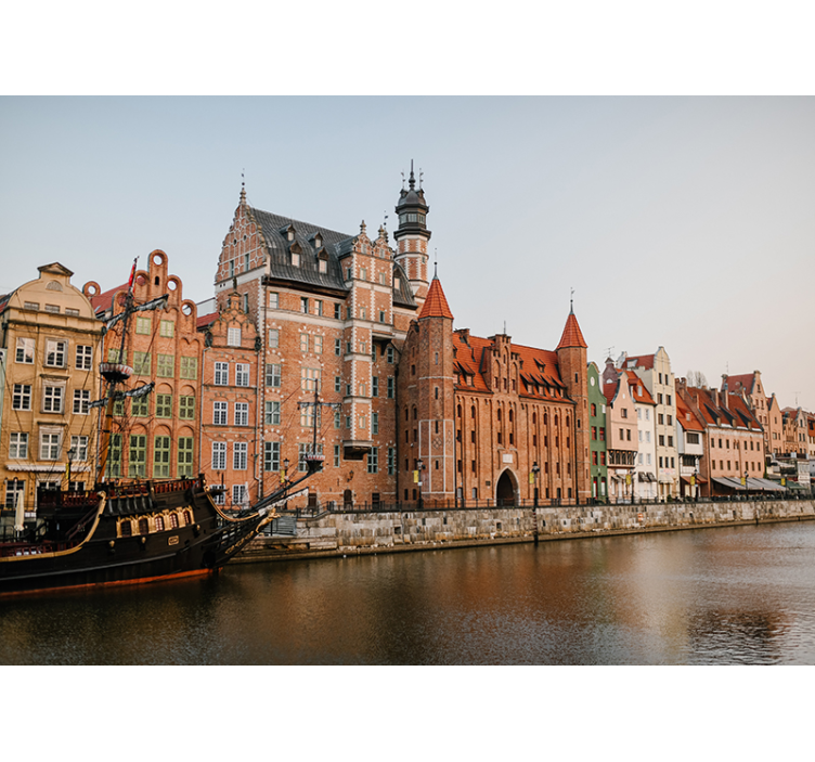 Rom fototapet gdańsk - TenStickers