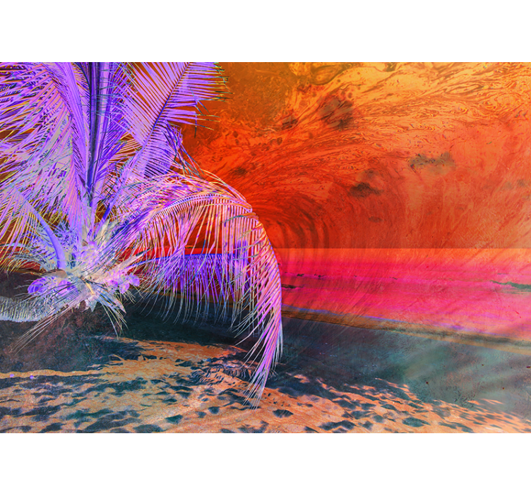 Caribiske hav kyst natur fototapet - TenStickers