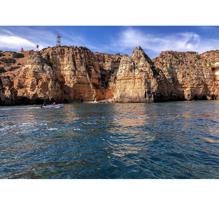 Lagos klipper under havemaleriet - TenStickers