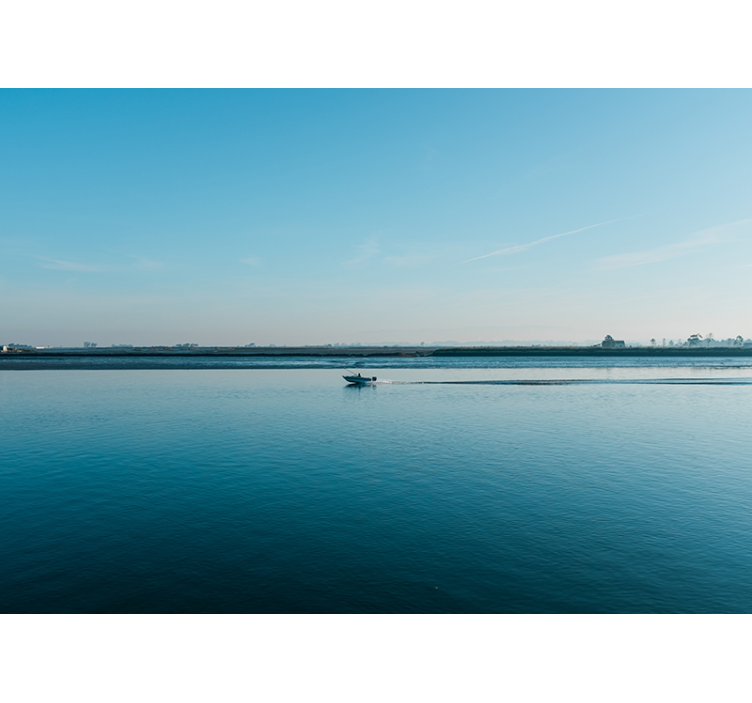 Rolig vandscene landskab fototapet - TenStickers