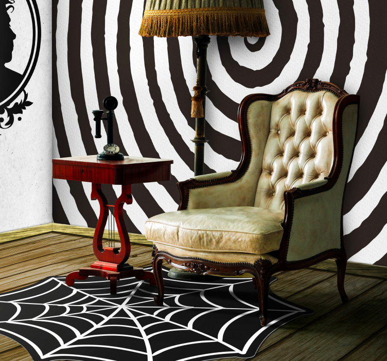 Burtonsk spiral halloween fototapet - TenStickers