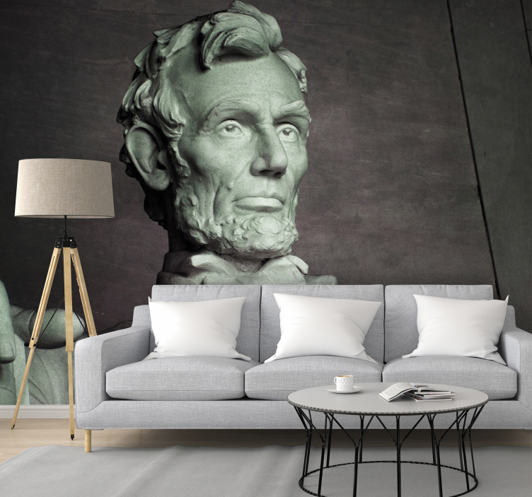 Abraham lincoln statue klassisk kunst fototapet - TenStickers