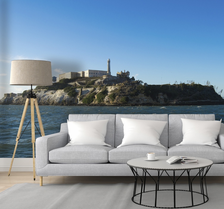 Alcatraz ø fototapet - TenStickers