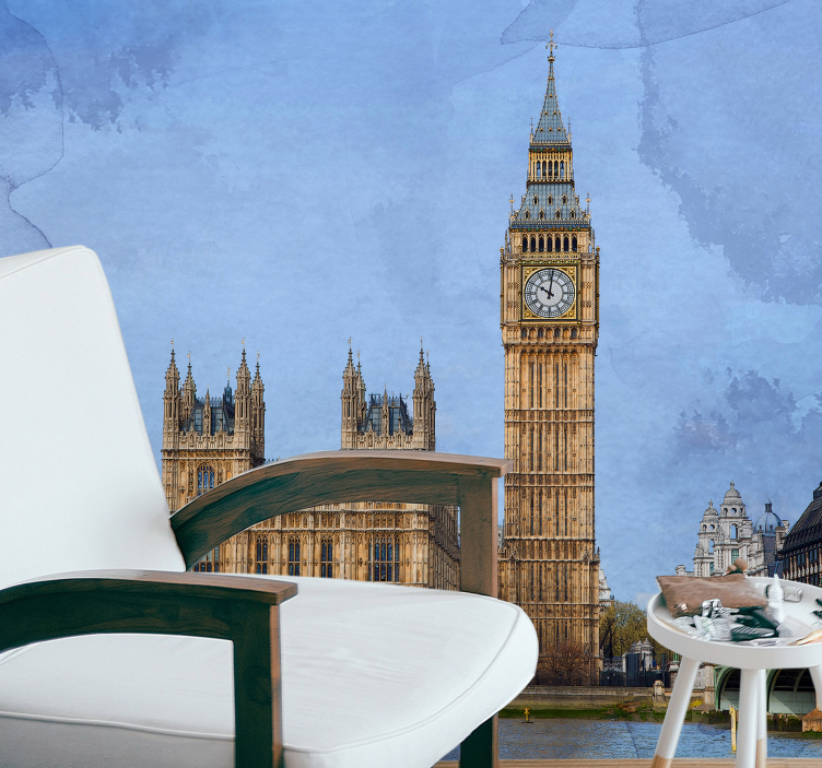 Big ben vartegn London fototapet - TenStickers