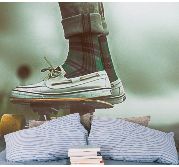 Cool skateboard-stil graffiti fototapet - TenStickers