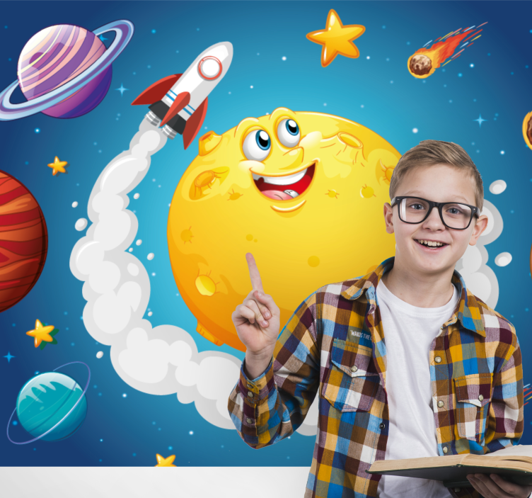 Fantasi fototapet rummet eventyr tema - TenStickers