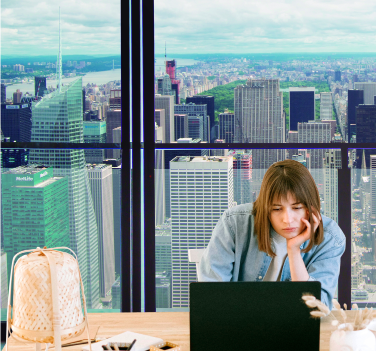 Fototapet af byer new york city skyline - TenStickers