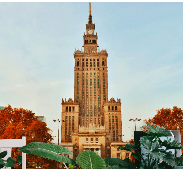 Fototapet af byer palace of culture - TenStickers