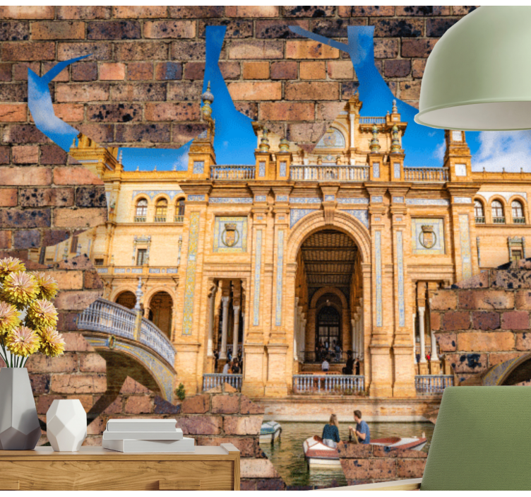 Fototapet af byer sevillas arkitektoniske pragt - TenStickers