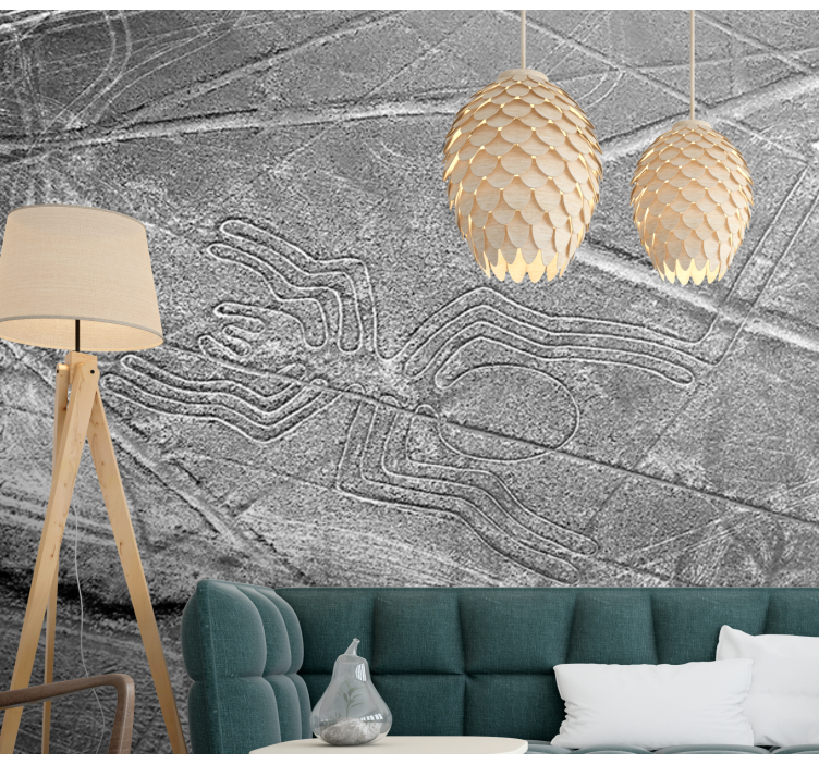 Fototapet dyr nazca spider geoglyph - TenStickers