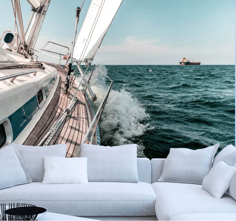 Fototapet hav sejlende eventyr - TenStickers