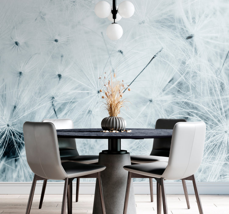 Fototapet mælkebøtte fine frø - TenStickers